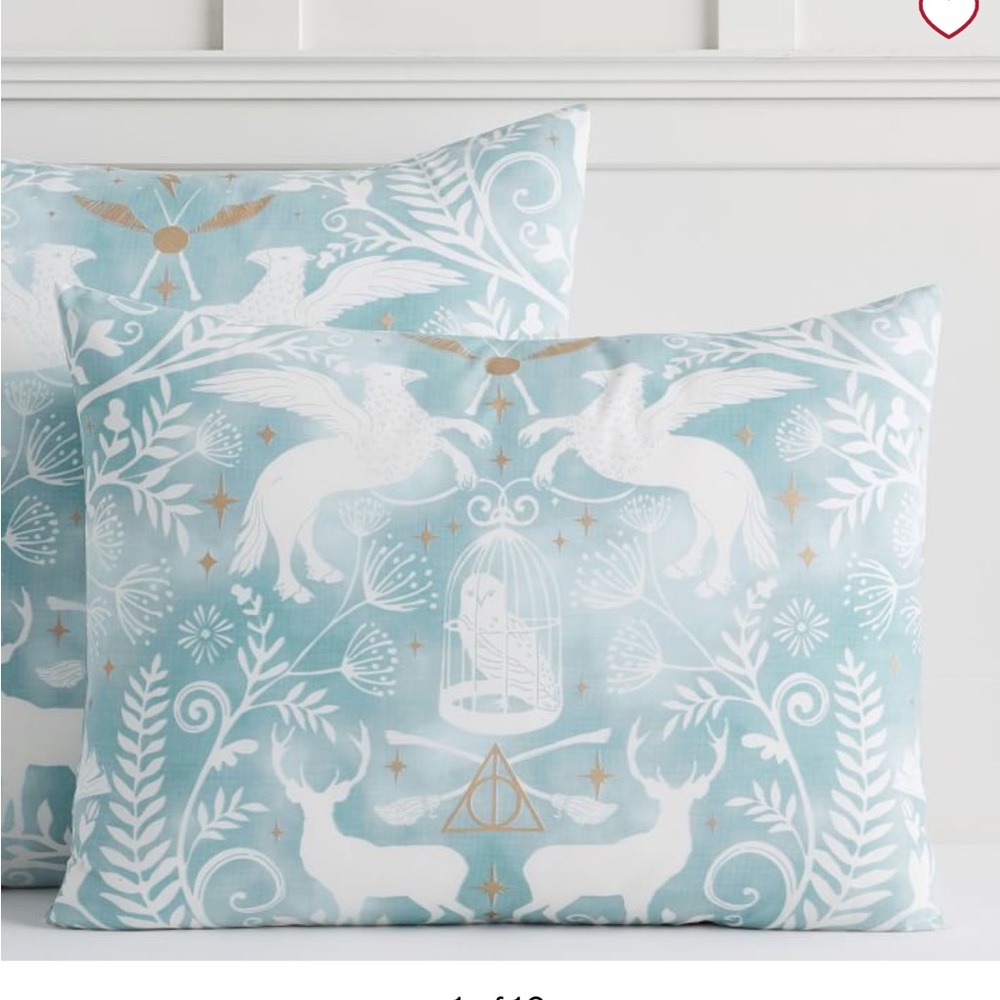 HARRY POTTER™ Patronus Damask Sham, Mystic Mint, Standard